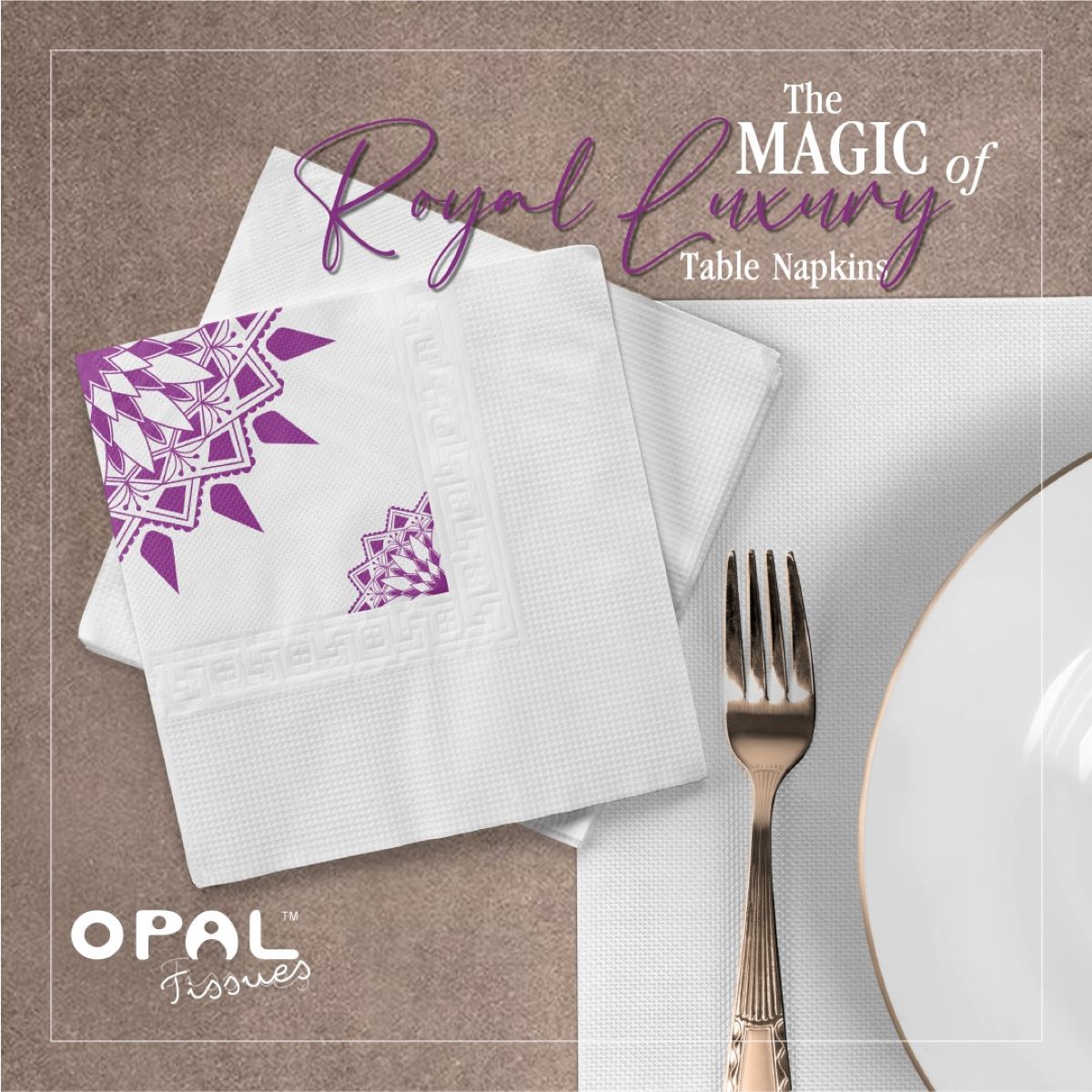 table napkin mockup